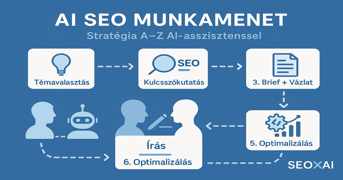 Egy AI SEO Munkamenet Anatómiája: Stratégia A-tól Z-ig AI-asszisztenssel